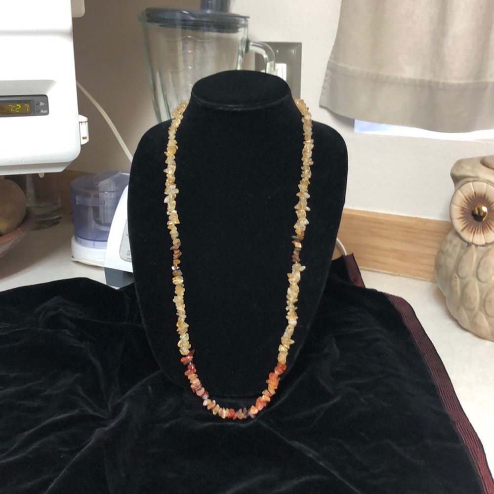 Chip bead necklaceSemi precious stones.